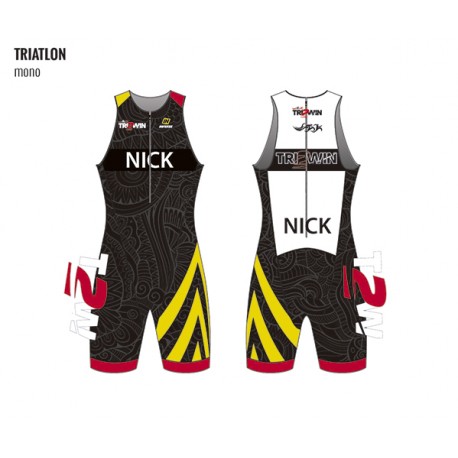 MONO TRIATLO, 900-19 TERRAM LYCRA SPORT, CREM. DAVANT, BUTXAQUES, BADANA LD, NICKS DAVANT I DARRERA