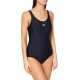 BAÑADOR ARENA MELBY ONE PIECE BLACK-SILVER 2A091055