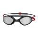 ZOGGS TIGER TITANIUM SMALL FIT GREY RED MIRRORED 461094
