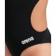 BAÑADOR ARENA TEAM CHALLENGE SOLID BLACK-WHITE 4766550