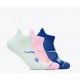 CALCETIN HOKA NO-SHOW RUN SOCK 3-PACK AQUA-PINK-ULTRAMARINE 1122930