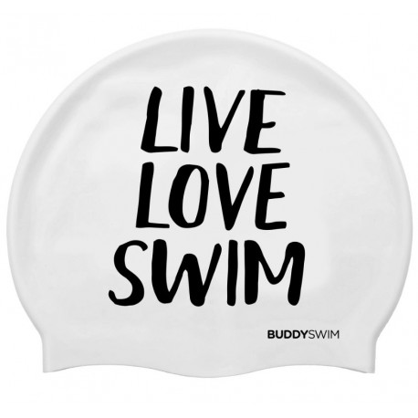 GORRO SILICONA BUDDYSWIM LLS BLANCO 250877