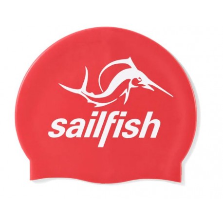 GORRO SILICONA SAILFISH ROJO 4055083501308