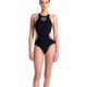 BAÑADOR ARENA ONE BIGLOGO ONE PIECE BLACK-SILVER 1198555