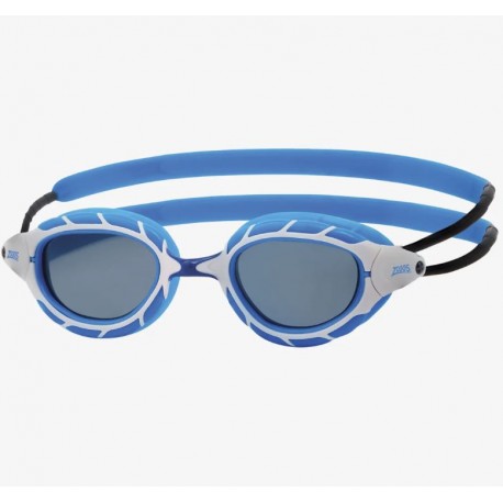GAFAS PISCINA ZOGGS PREDATOR BLUE WHITE TINT SMALLER PROFILE FIT 461037