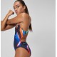 BAÑADOR SPEEDO MUJER SUBLIMATION PRINTED LEADERBACK 1 PC LAVA BLUR-SPEEDO BLACK 8-00317318169