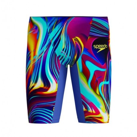 BAÑADOR SPEEDO HOMBRE FASTSKIN LZR PURE VALOR 2.0 JAMMER MOLTEN BLUR-COBALT POP PRINT 8-1586118465