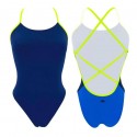 BAÑADOR TURBO MUJER NATACIÓN SIRENE TRICOLOR 0007-MARINO 89089T3