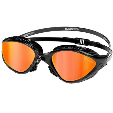 GAFAS NATACIÓN BUDDYSWIM OZEANX BLACK-ORANGE MIRROR 25133151