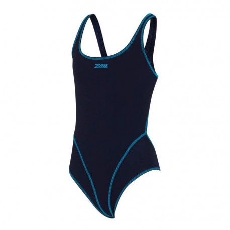 BAÑADOR ZOGGS NIÑA MELBOURNE HAXBACK JR NAVY-LIGHT BLUE 463317