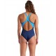 BAÑADOR ARENA MUJER DREAMLINE V BACK NAVY-TURQUOISE-MULTI 8328760