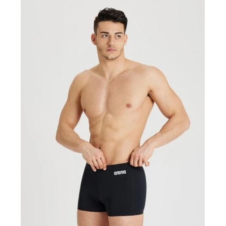 BAÑADOR HOMBRE ARENA TEAM SWIM SHORT SOLID BLACK-WHITE 4776550
