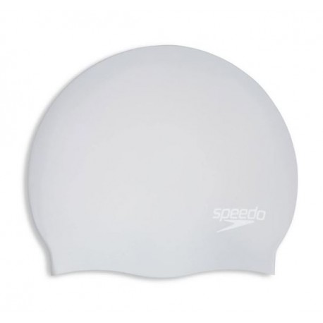 SPEEDO LONG HAIR CAP PLATEADO 8-0616817273