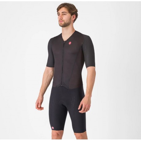 CASTELLI TRISUIT HOMBRE INTEGRAL FREE SAN REMO 3 MANGA CORTA NEGRO 8625083010