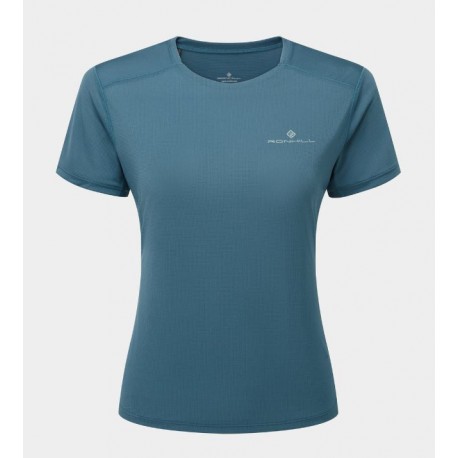 CAMISETA RONHILL MANGA CORTA WOMEN'S TECH TEE MALLARD-MEADOW 7886-01277