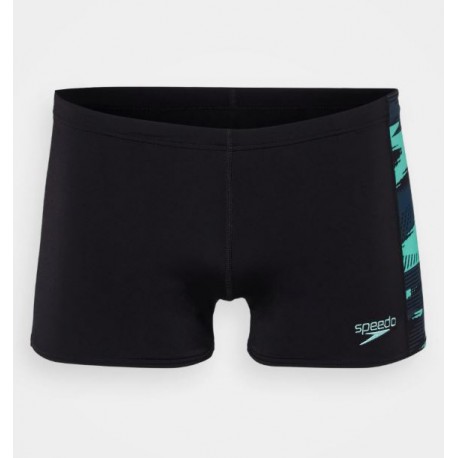 BAÑADOR SPEEDO HOMBRE HYPERBOOM PANEL AQUASHORT BLACK-DARK TEAL 8-00301416009