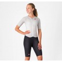 CASTELLI TRISUIT MUJER INTEGRAL FREE SANREMO 3 MANGA CORTA BLANCO-NEGRO 8625090101