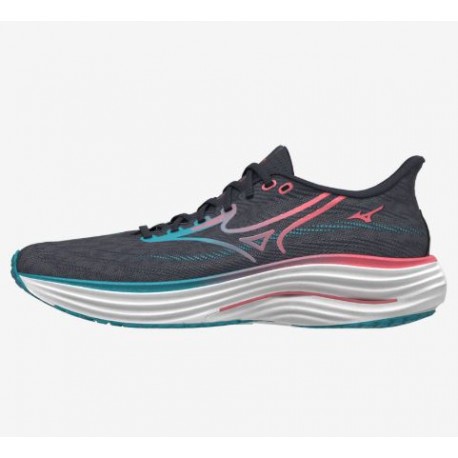 ZAPATILLA MIZUNO HOMBRE WAVE RIDER 29 ODYSSEY GRAY-CAPRI BREEZE-CALYPSO CORAL  J1GC2503-01