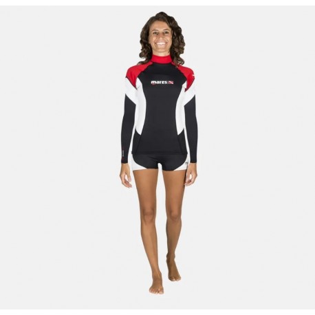 CAMISETA MUJER MARES RASH GUARD TRILASTIC L-SLEEVE DC 412422