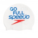 SPEEDO PRINTED SILICONE CAP SPEEDO WHITE GO FULL SPEEDO 8-0838500008