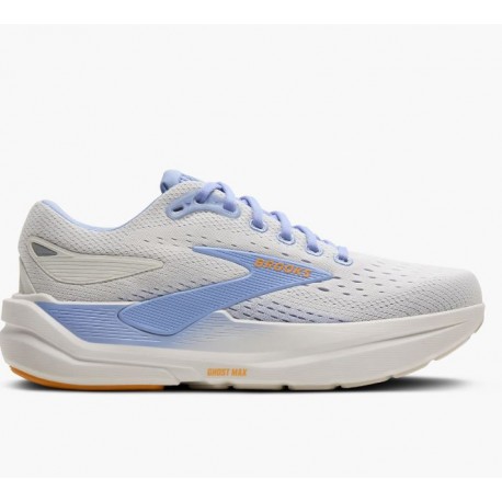 ZAPATILLA BROOKS MUJER GHOST MAX 3 COCONUT-BLUE HERON-ORANGE 1204571B151