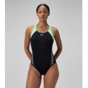 BAÑADOR SPEEDO MUJER HYPERBOOM SPLICE LANEBACK 1 PIECE ALFALFA GREEN 8-00535618666