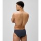 BAÑADOR SPEEDO HOMBRE HYPERBOOM SPLICE BRIEF GREY LEAD-NEON CORAL 8-00301718663