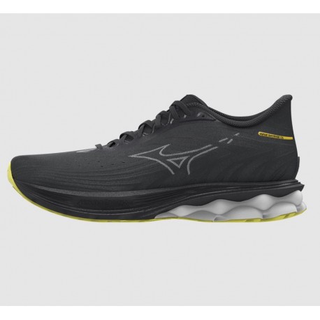 ZAPATILLA MIZUNO HOMBRE WAVE SKYRISE 6 BLACK-HARBOR MIST-LEMON TONIC J1GC250952