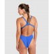 BAÑADOR ARENA MUJER TEAM SWIMSUIT SWIM TECH SOLID ROYAL-WHITE 4763720