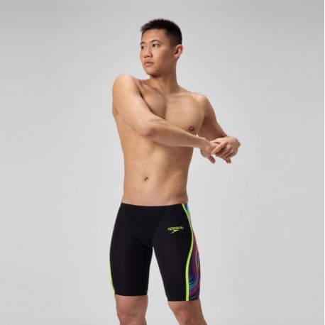 BAÑADOR SPEEDO HOMBRE FASTSKIN LZR PURE INTENT 2.0 JAMMER NEGRO-MULTI 8-1585719135