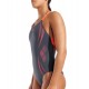 BAÑADOR ARENA MUJER POSEIDONIA SWIM PRO BACK LB ASPHALT-BRIGHT CORAL 9004540