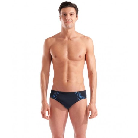 BAÑADOR ARENA HOMBRE POSEIDONIA SWIM BRIEFS BLACK-TURQUOISE 9075508