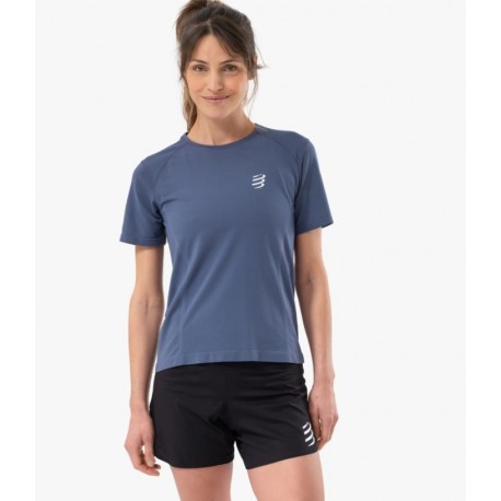 CAMISETA COMPRESSPORT MUJER PERFORMANCE SS TSHIRT INDIGO ATSW493512