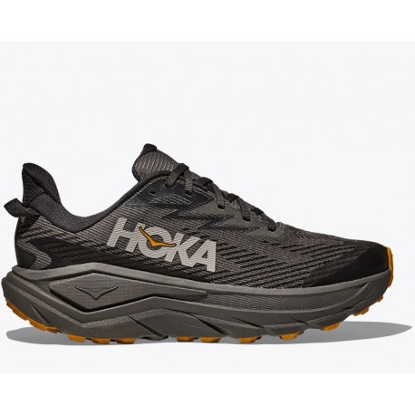 ZAPATILLA HOKA HOMBRE CHALLENGER 8 GTX ASPHALT GREAY-VARSITY YELLOW 1171958