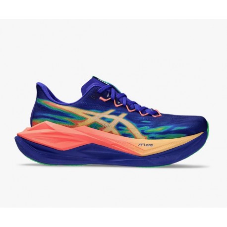 ZAPATILLA HOMBRE ASICS SUPERBLAST 3 COBALT BURST-LIGHT ORANGE 1013A177-400