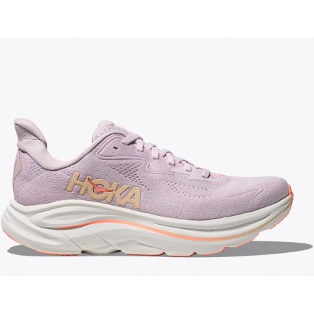 ZAPATILLA HOKA MUJER CLIFTON 10 LILAC CREAM-TANGERINE GLOW 1162031