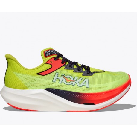 ZAPATILLA HOKA ROCKET X 3 NEON YUZU-SQUID INK 1168724