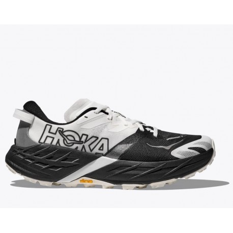 ZAPATILLA HOKA HOMBRE SPEEDGOAT 7 WIDE BLACK-WHITE 1171930