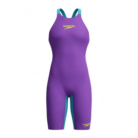 BAÑADOR SPEEDO MUJER FASTSKIN LZR PURE VALOR 2.0 OB GALAXY GRAPE-MAYAN BLUE 8-15859004