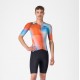 CASTELLI TRISUIT HOMBRE INTEGRAL FREE SAN REMO 3 MANGA CORTA PAPRIKA-WINTER SKY-BLACK 8625083655