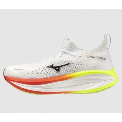 ZAPATILLA MIZUNO HOMBRE NEO VISTA 3 WHITE-BLACK-ORANGE J1GM261051