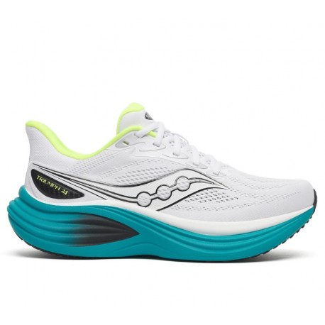 ZAPATILLA SAUCONY HOMBRE TRIUMPH 24 WHITE-TRANQUIL BLANC S100997-1002