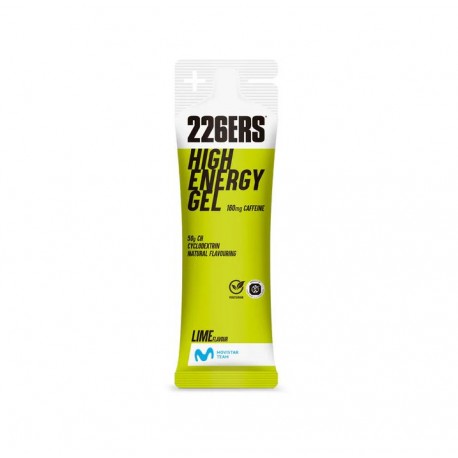 226ERS HIGH ENERGY GEL 76g CON CAFEÍNA SABOR LIMA 5833