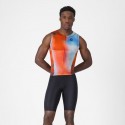 CASTELLI TRISUIT HOMBRE INTEGRAL FREE SAN REMO 3 SIN MANGAS PAPRIKA-WINTER SKY-BLACK 8625084655