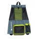 BOLSA TURBO MESH CON BOLSILLOS NEGRO-PISTACHO 28-30L 60X50CM 98135