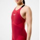 BAÑADOR SPEEDO MUJER FASTSKIN LZR PURE VALOR 2.0 OB KNEESKIN ROJO-NEGRO 8-15859002
