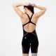BAÑADOR SPEEDO MUJER FASTSKIN LZR PURE INTENT 2.0 PRINTED OB KNEESKIN NEGRO-ROJO 8-A000404007