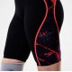 BAÑADOR SPEEDO MUJER FASTSKIN LZR PURE INTENT 2.0 PRINTED OB KNEESKIN NEGRO-ROJO 8-A000404007