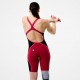 BAÑADOR SPEEDO MUJER FASTSKIN LZR PURE INTENT 2.0 OB KNEESKIN ROJO-NEGRO 8-15855002
