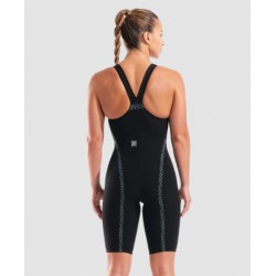 BAÑADOR MUJER ARENA POWERSKIN VELOCE CB BLACK-TEAL 11280100